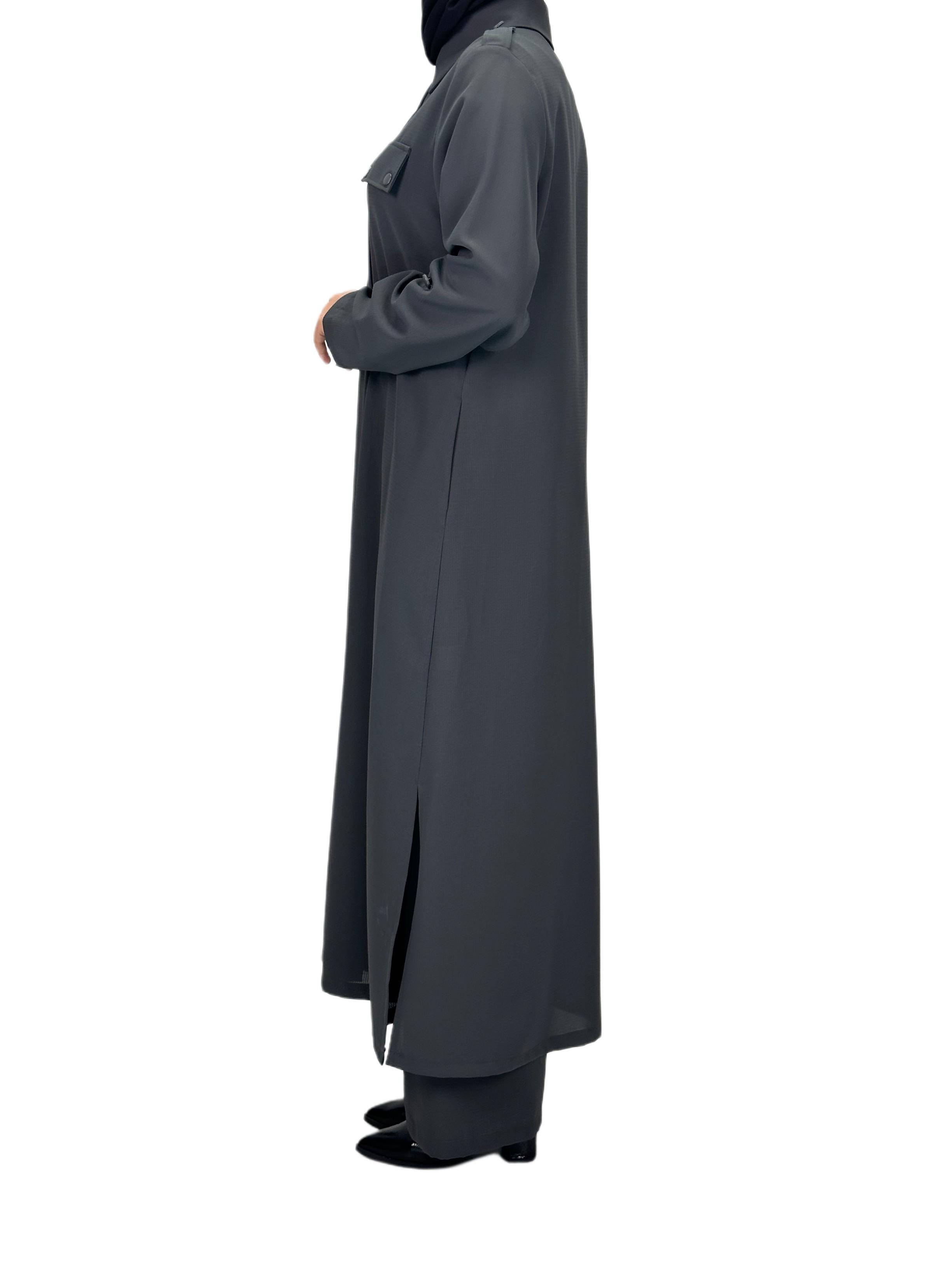 UZUN GÖMLEKLİ TAKIM Füme OTW2092