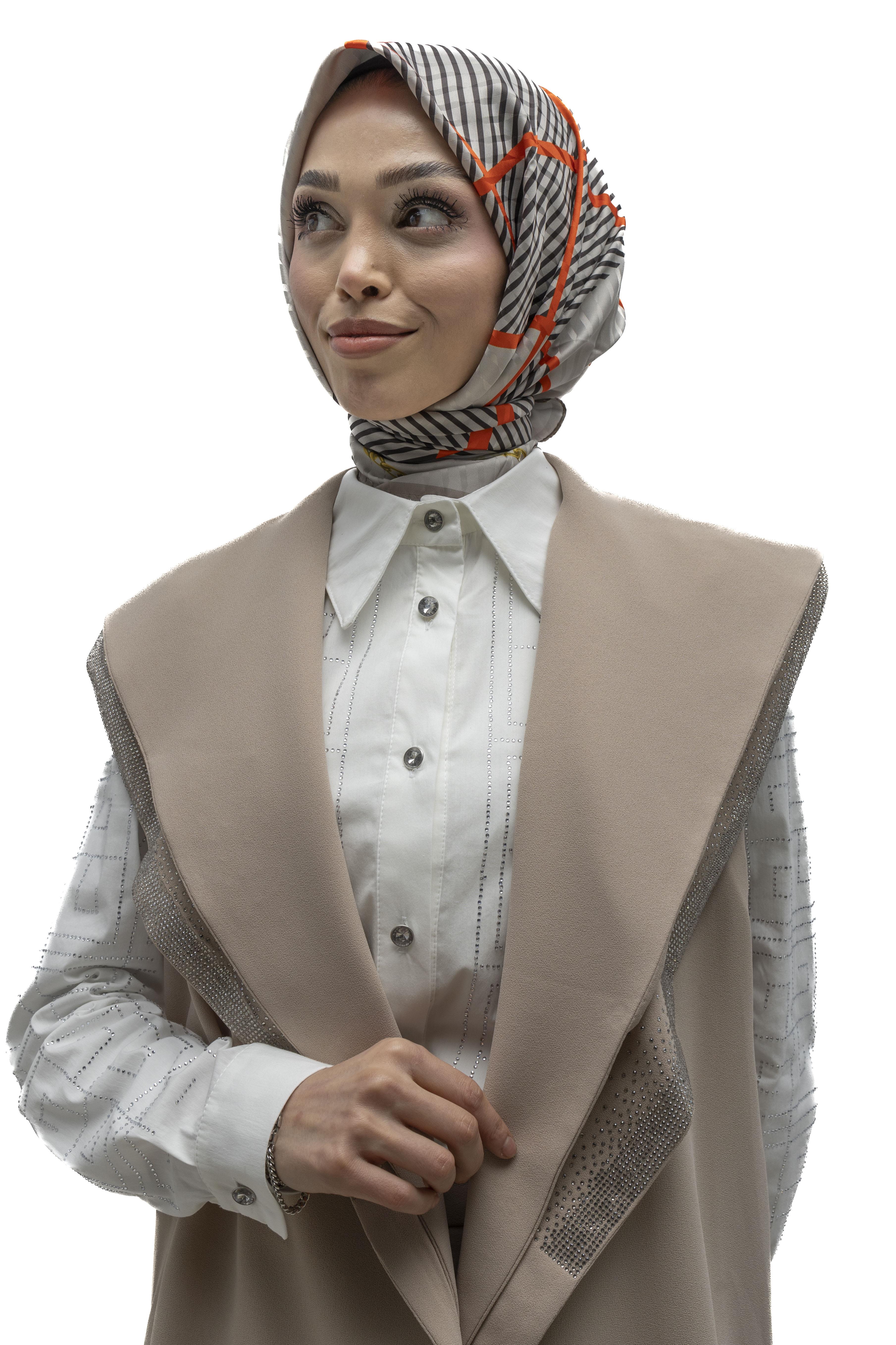 Yelekli Pantolonlu Takım Taş OTW8498