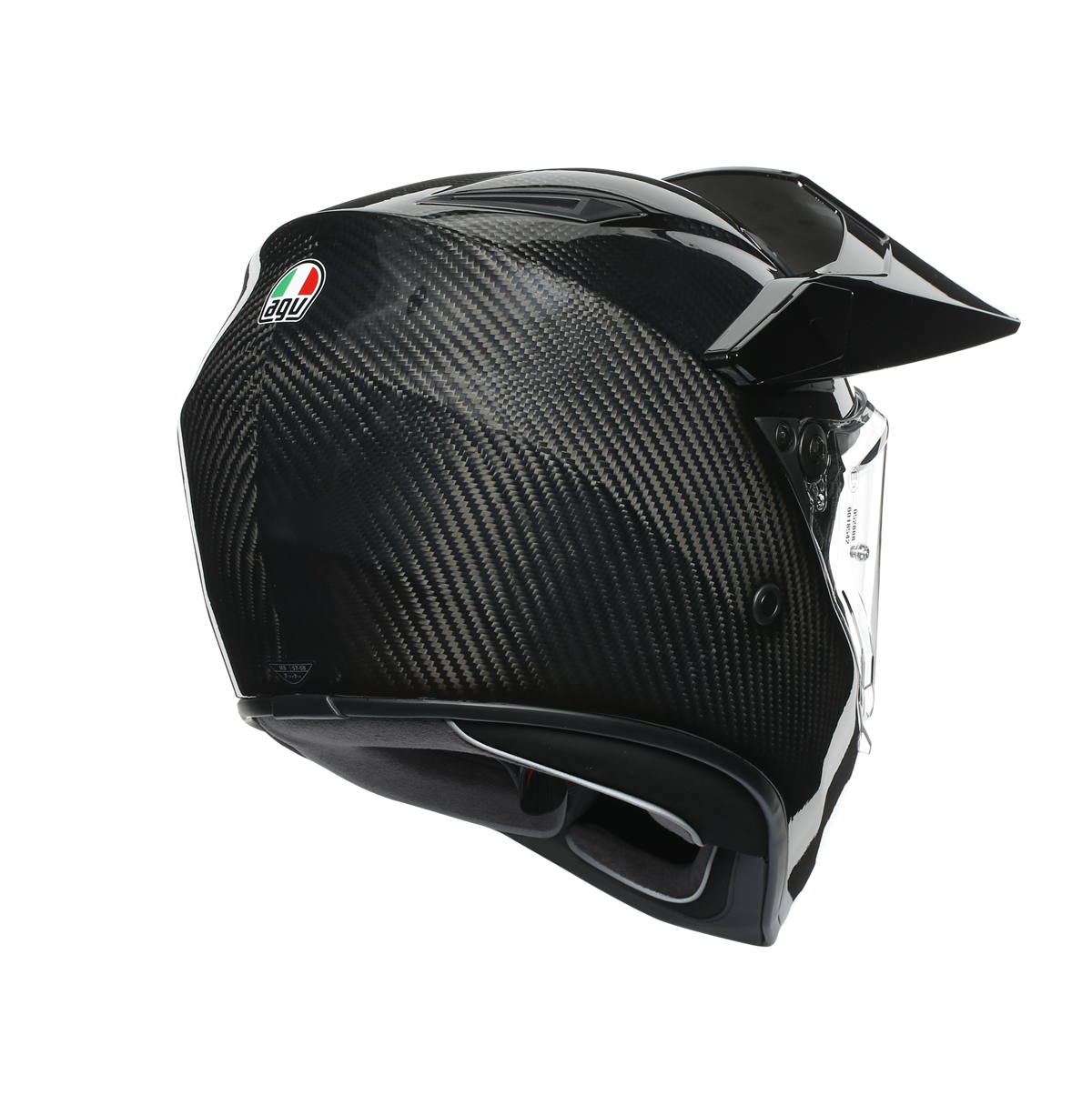 Agv AX9 Mono Glossy Carbon Kapalı Kask