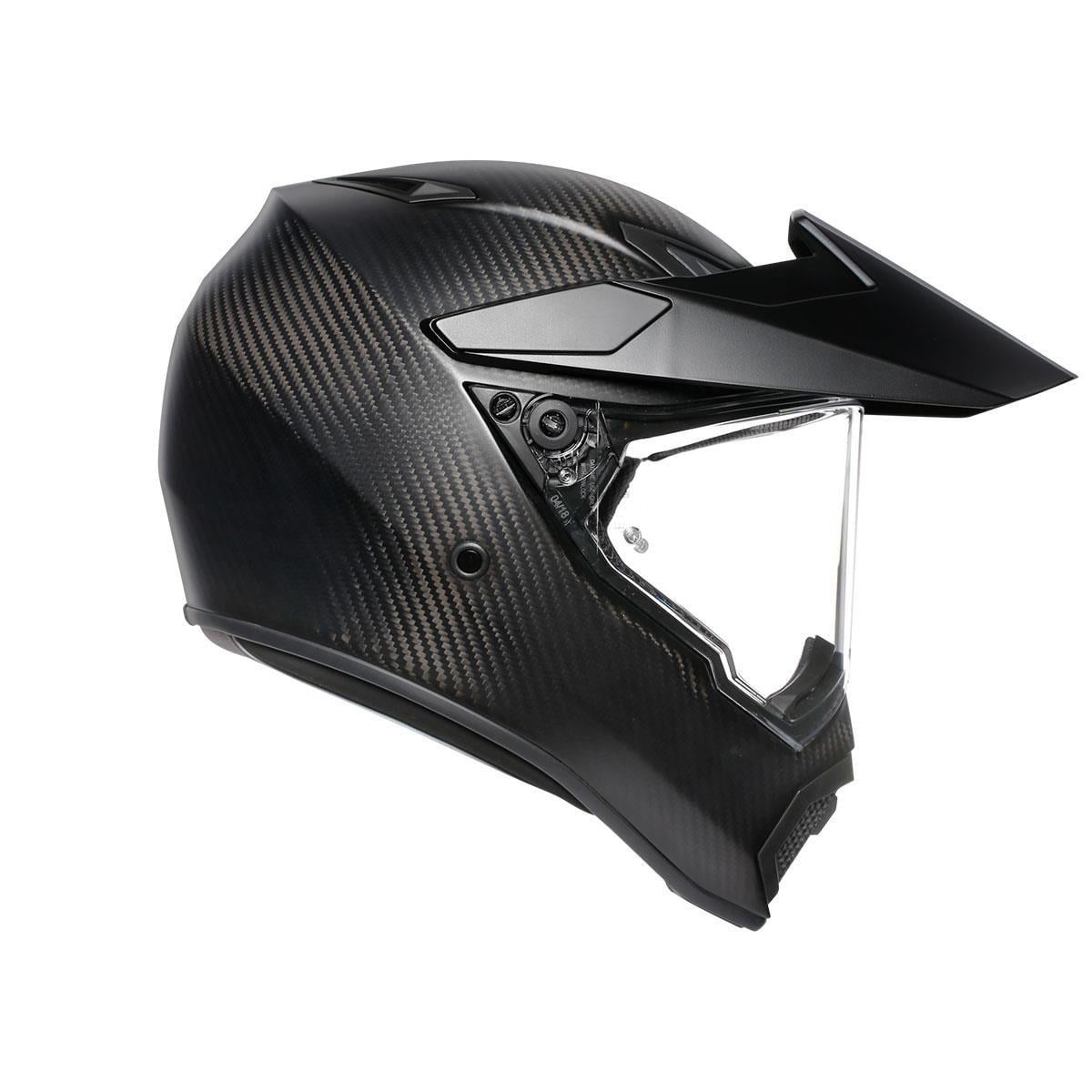 Agv AX9 Solid Matt Carbon Kapalı Kask