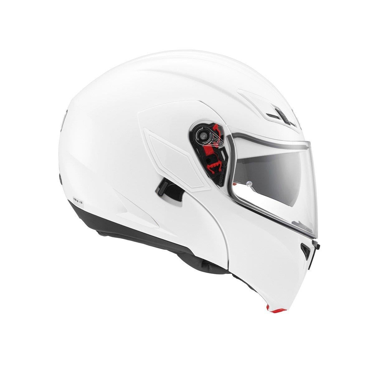 Agv Compact St Sold Plk White Çene Açilir Kask - Pinlock Dahil