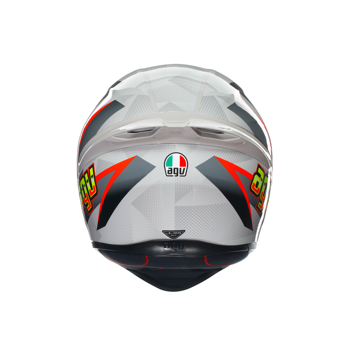Agv K1 S Blipper Grey Red Kapalı Kask