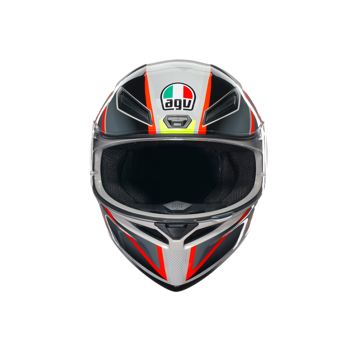 Agv K1 S Blipper Grey Red Kapalı Kask