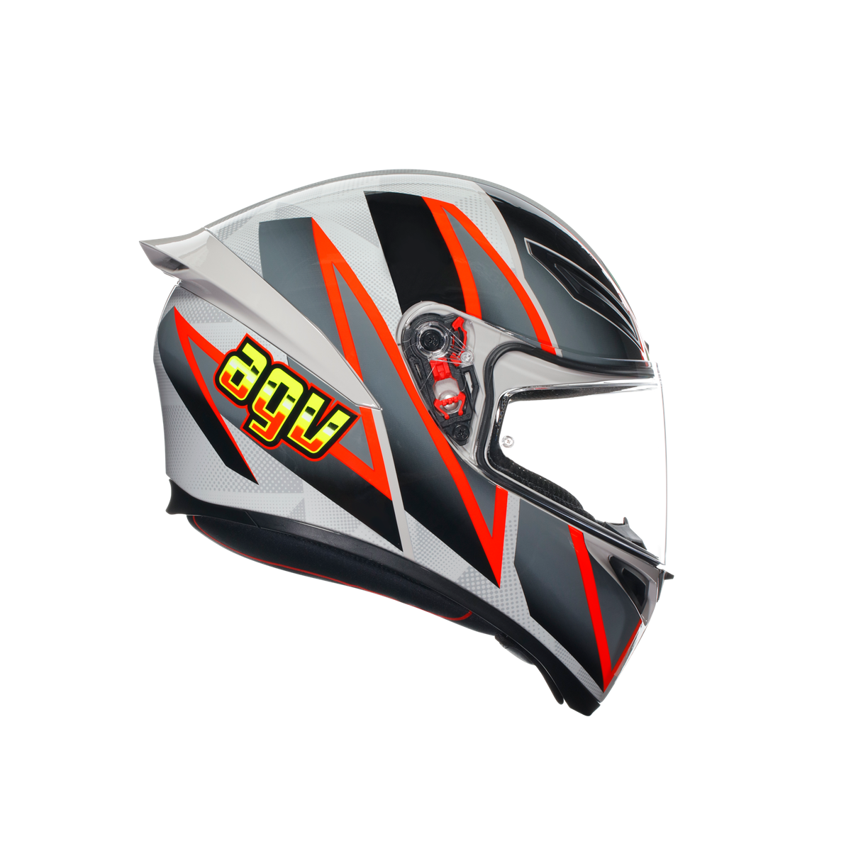 Agv K1 S Blipper Grey Red Kapalı Kask