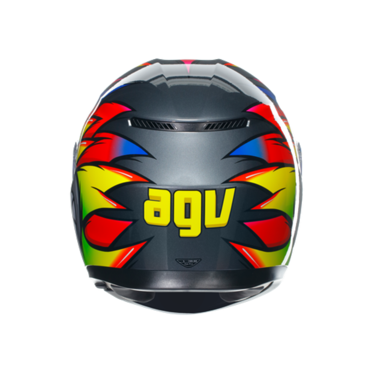 Agv K3 Birdy 2.0 Grey Yellow Red Kapalı Kask