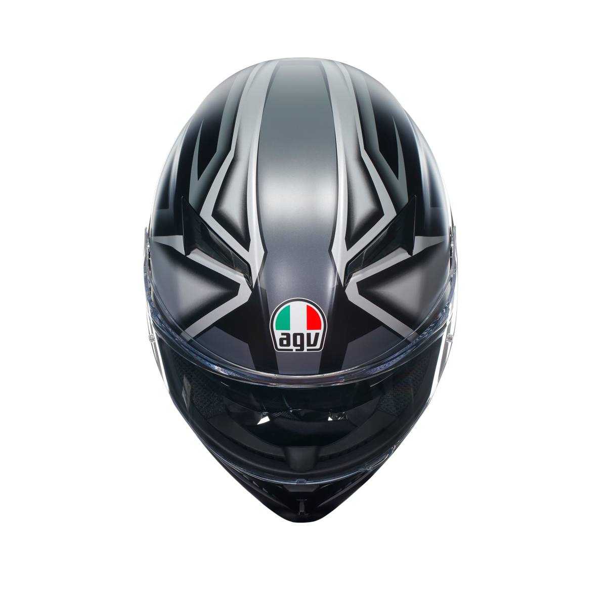 Agv K3 Compound Matt Black Grey Kapalı Kask
