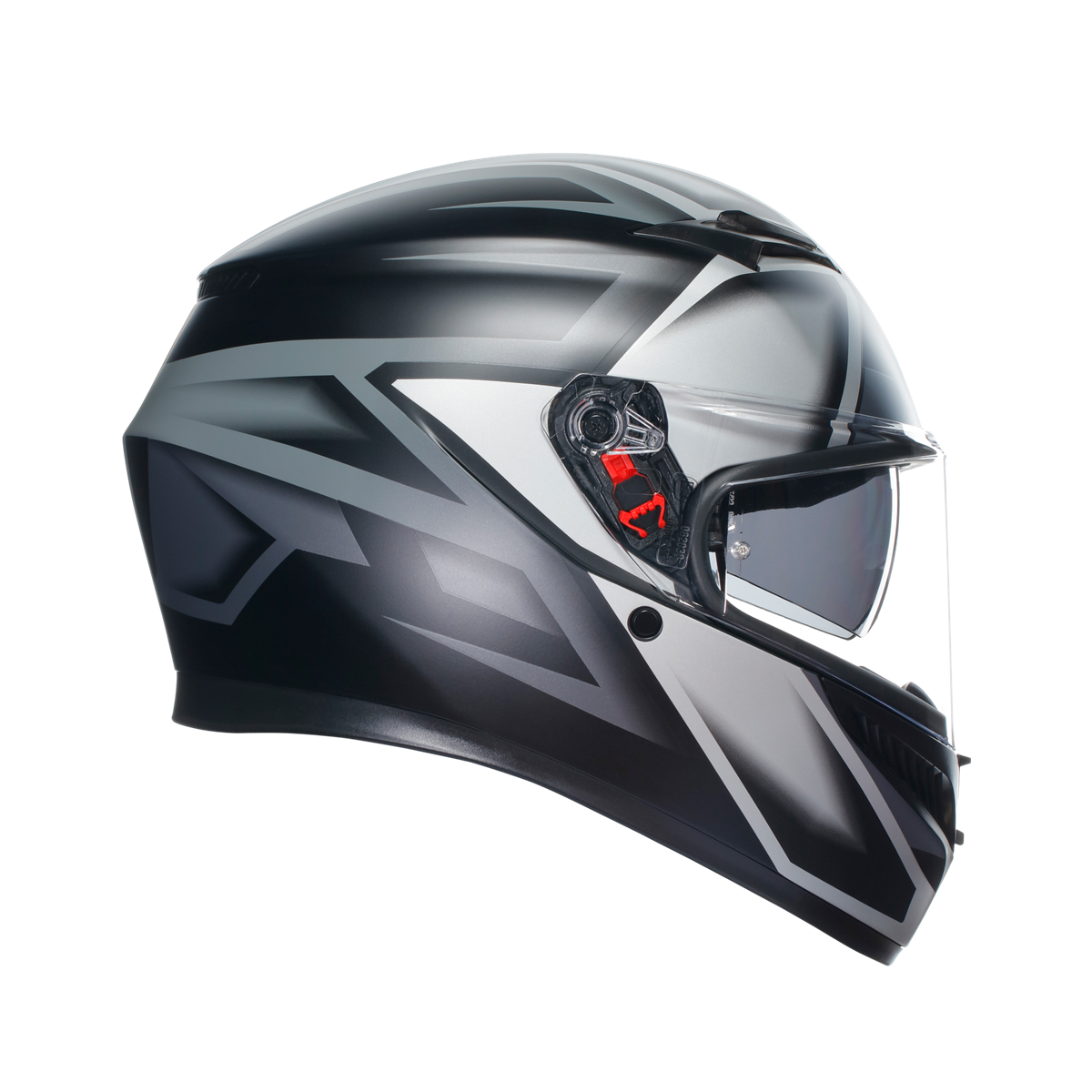 Agv K3 Compound Matt Black Grey Kapalı Kask