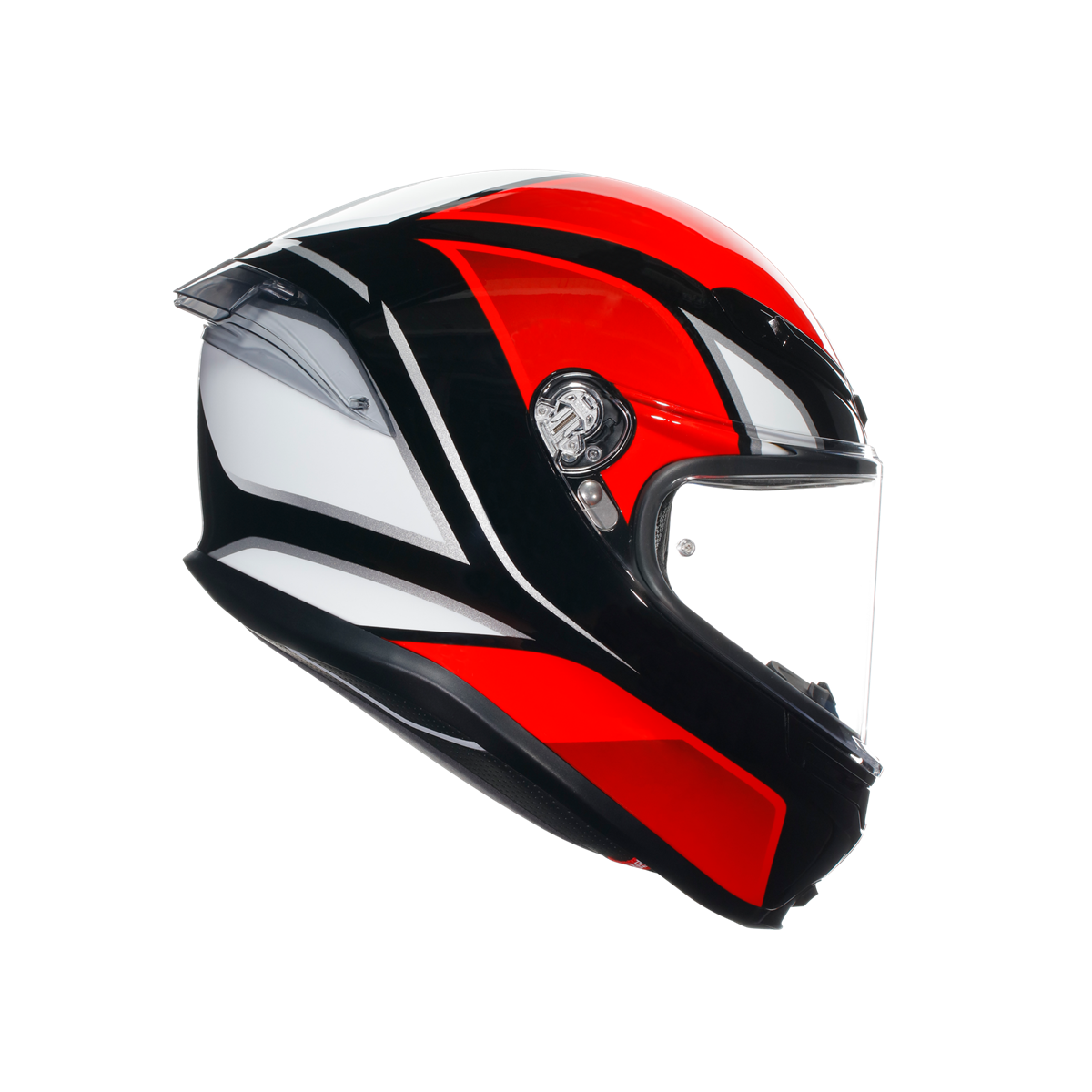 Agv K6 S Hyphen Black Red White Kapalı Kask