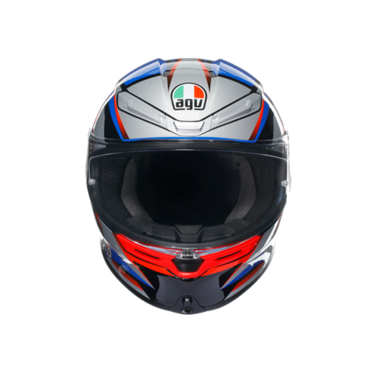 Agv K6 S Slashcut Blue Red Kapalı Kask
