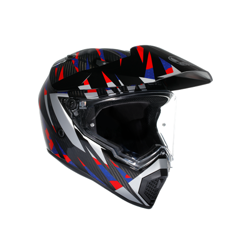 AGV KASK/ AX9  MPLK STEPPA CARBON/RED/BLUE