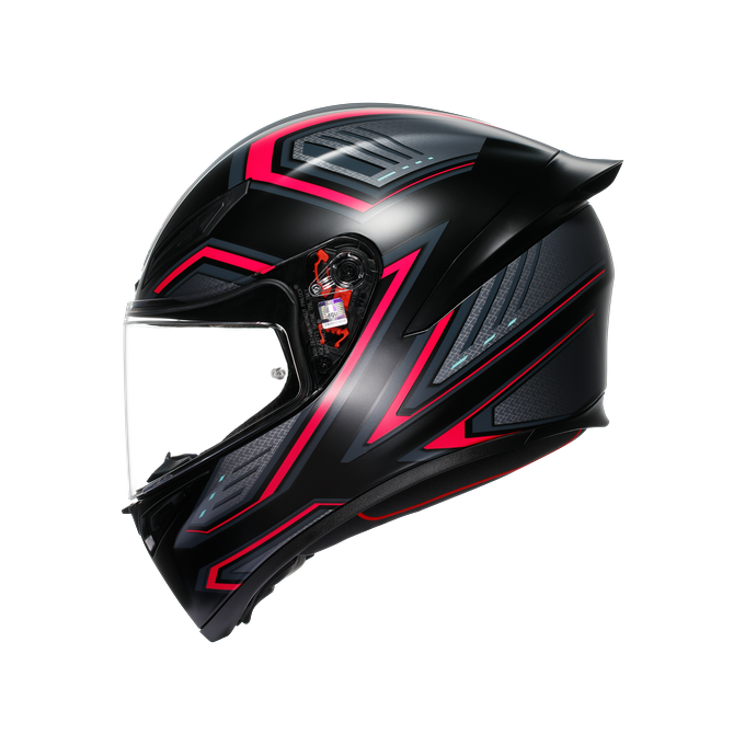 AGV KASK/K1 S E2206 SLING MATT BLACK PINK CONFİGURATİON