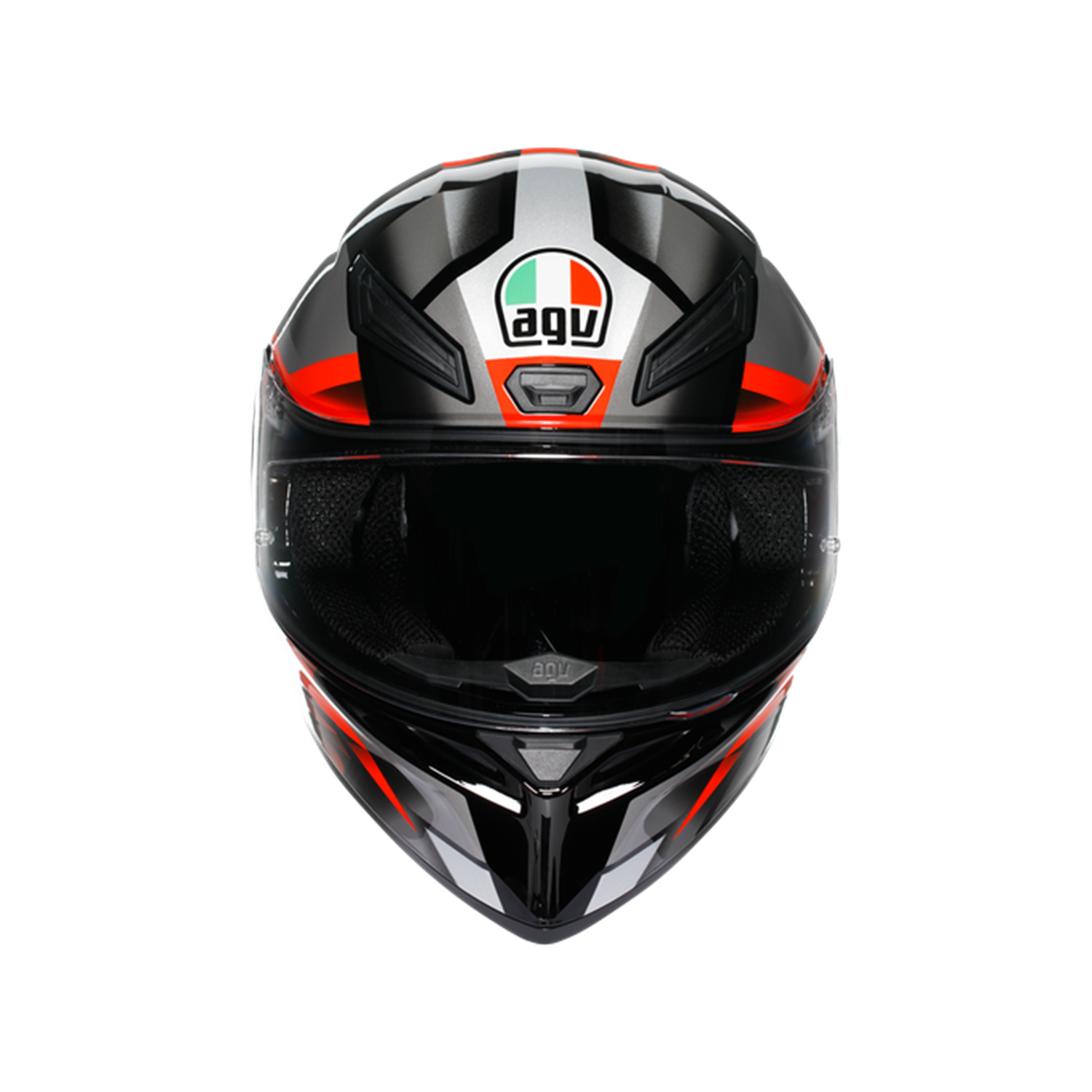 AGV KASK/K1 S FASTLAP BLACK/GREY/RED CONF.