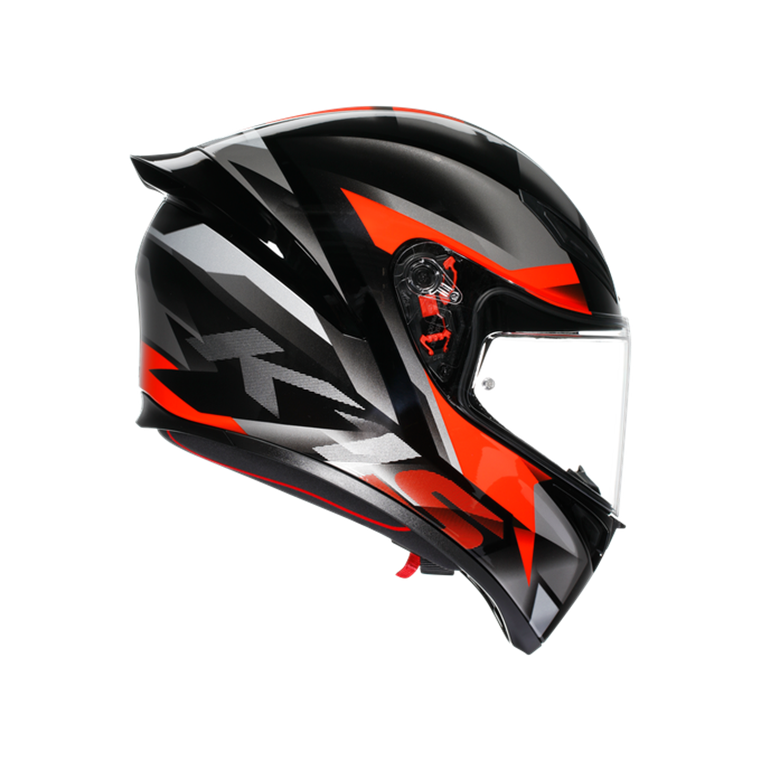 AGV KASK/K1 S FASTLAP BLACK/GREY/RED CONF.