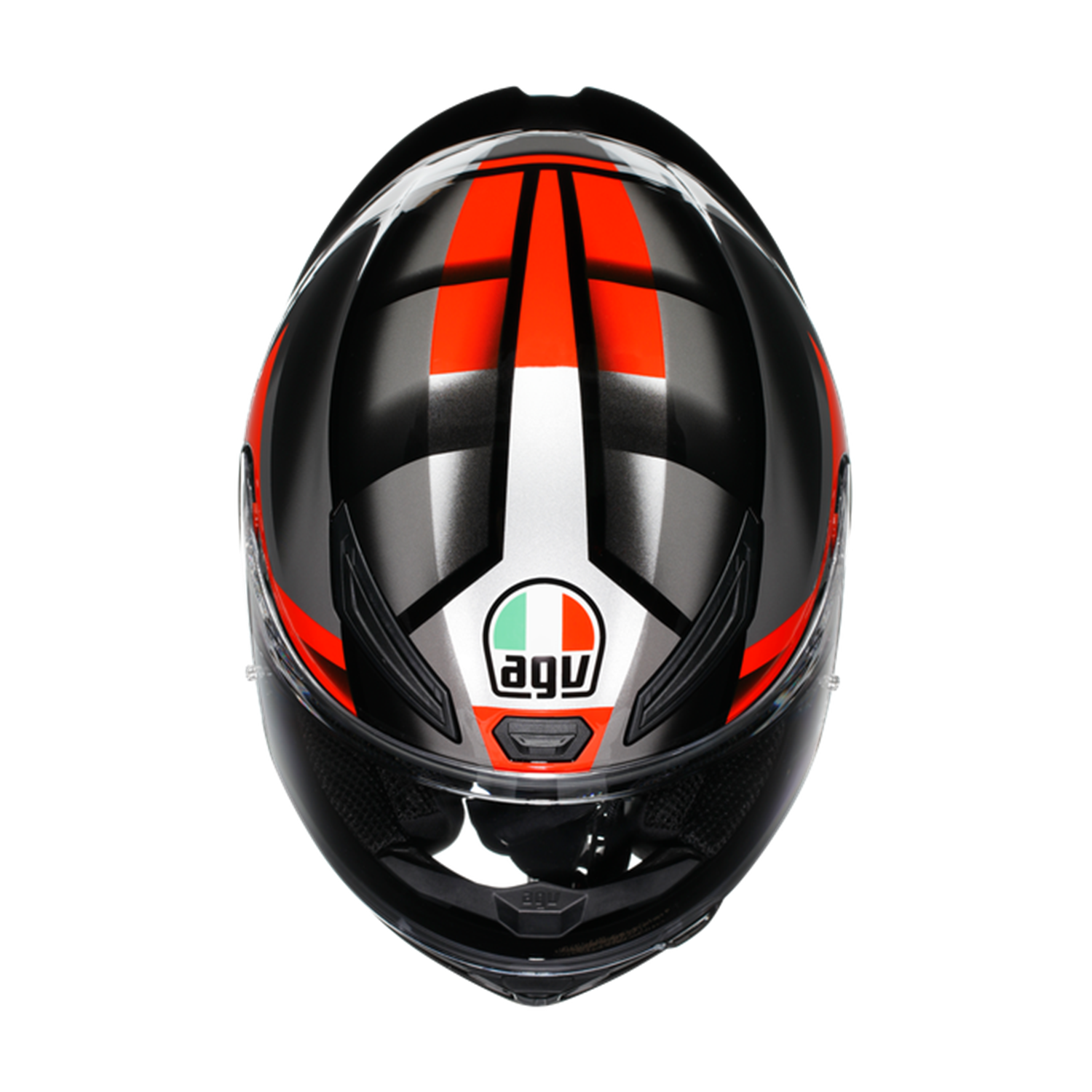 AGV KASK/K1 S FASTLAP BLACK/GREY/RED CONF.