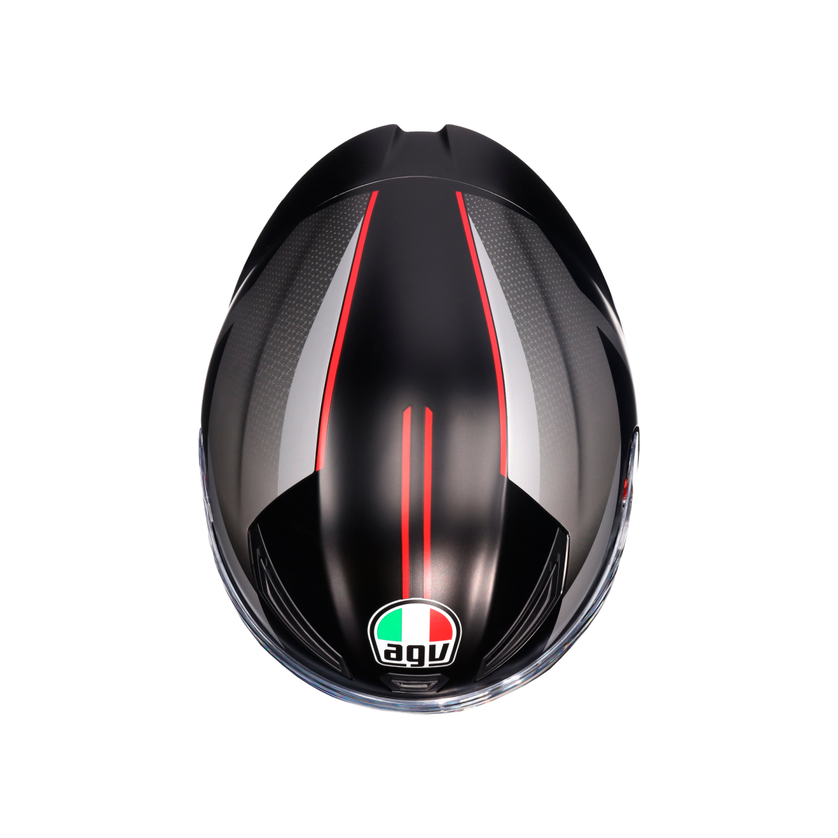 AGV KASK/K1 S LAP MATT BLACK/GREY/RED