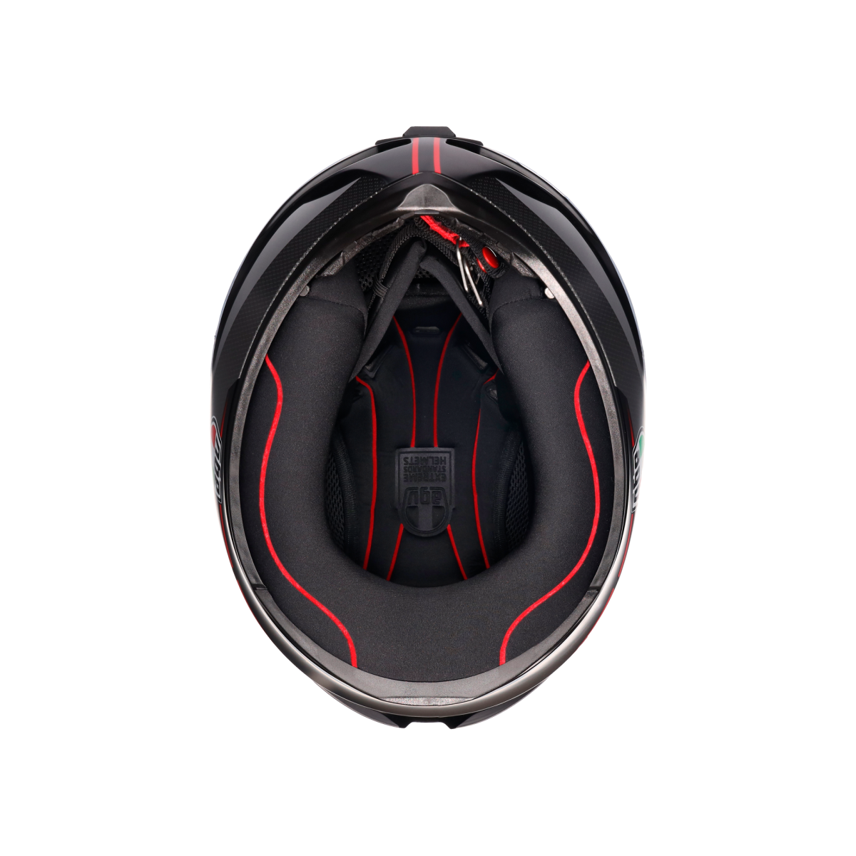 AGV KASK/K1 S LAP MATT BLACK/GREY/RED