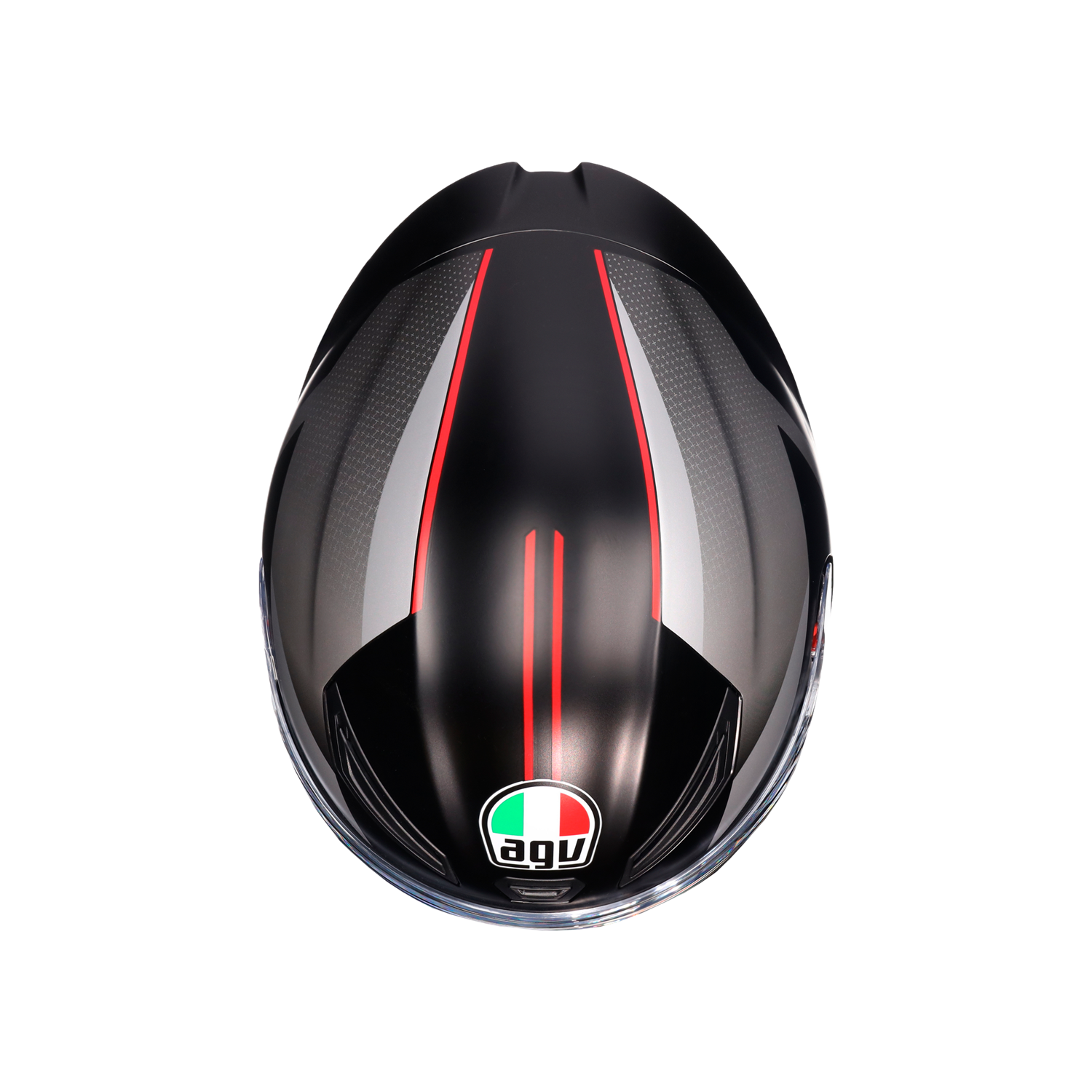 AGV KASK/K1 S LAP MATT BLACK/GREY/RED CONF.