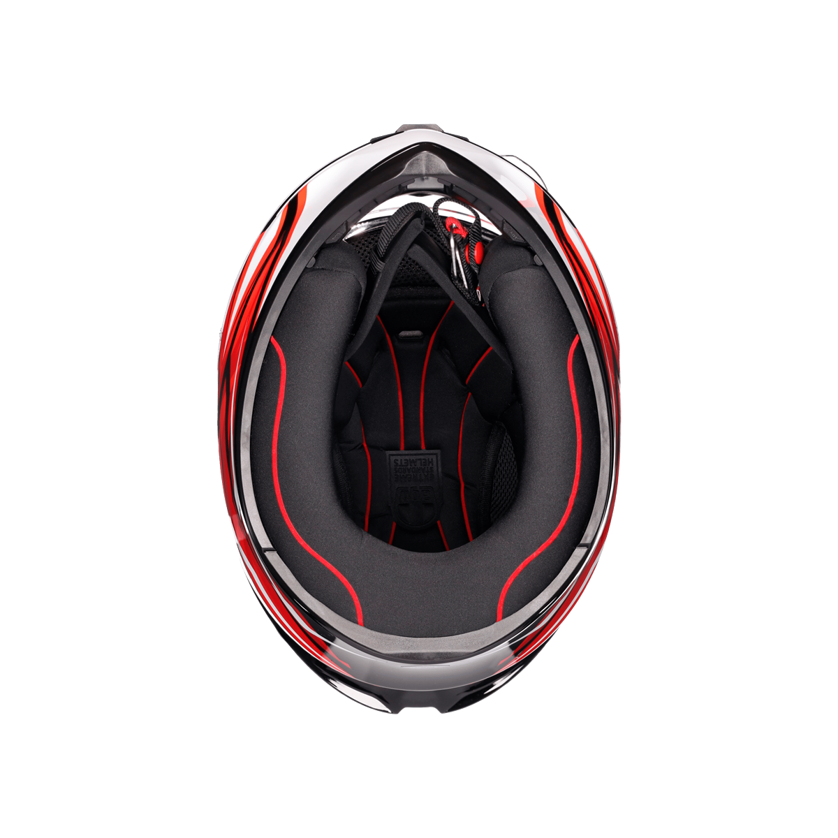 AGV KASK/K1 S LION BLACK/RED/WHITE CONFİGURATİON