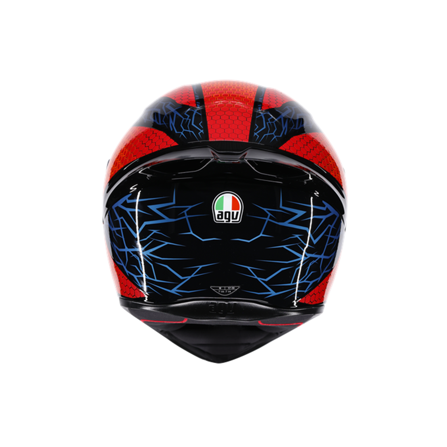 AGV KASK/K1 S SPEEDARMOR BLACK ORANGE BLUE