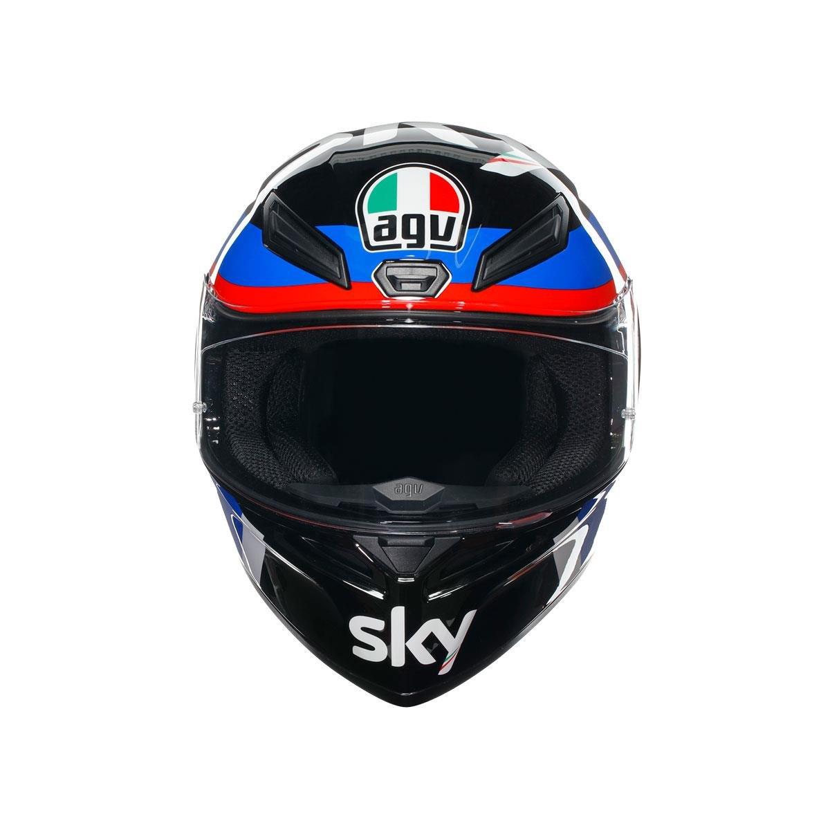 AGV KASK/K1 S VR46 SKY RACING TEAM BLACK RED