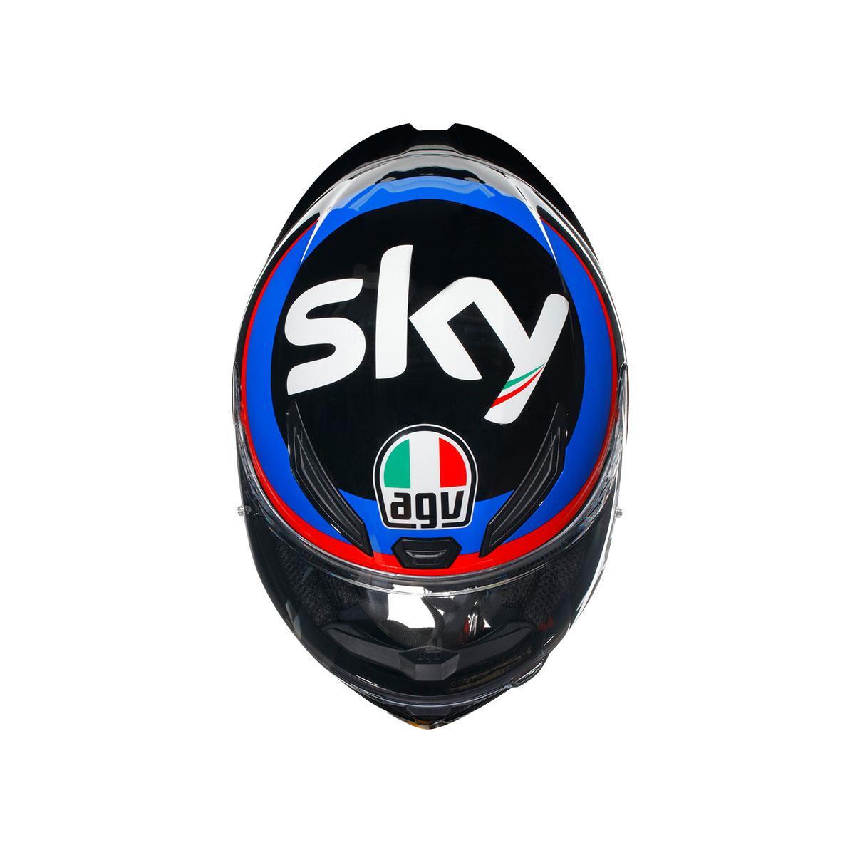 AGV KASK/K1 S VR46 SKY RACING TEAM BLACK RED