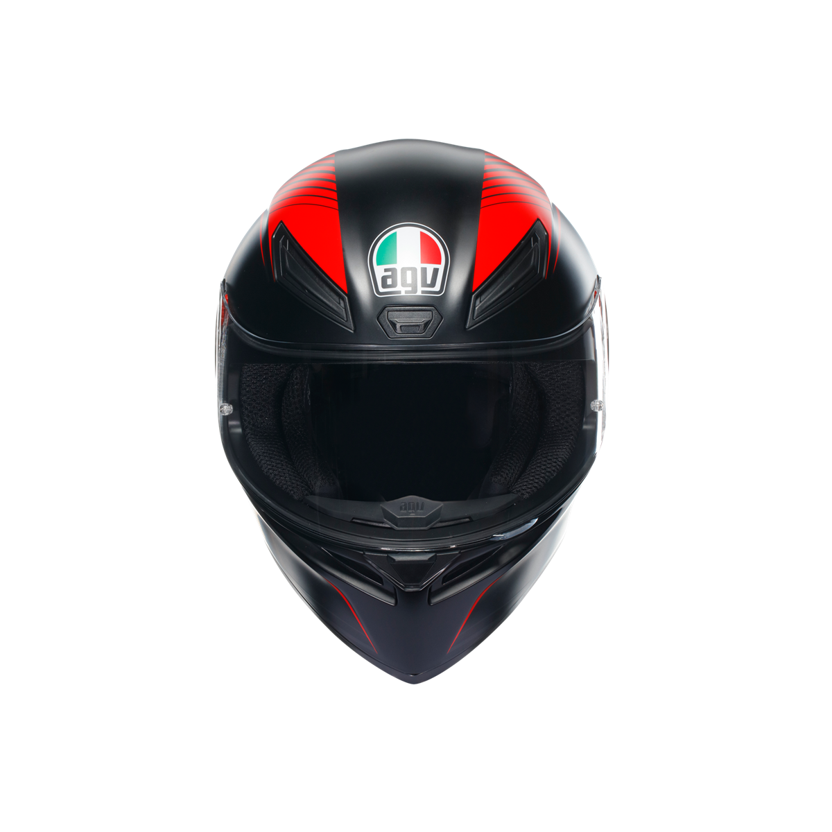 AGV KASK/K1 S WARMUP MATT BLACK RED