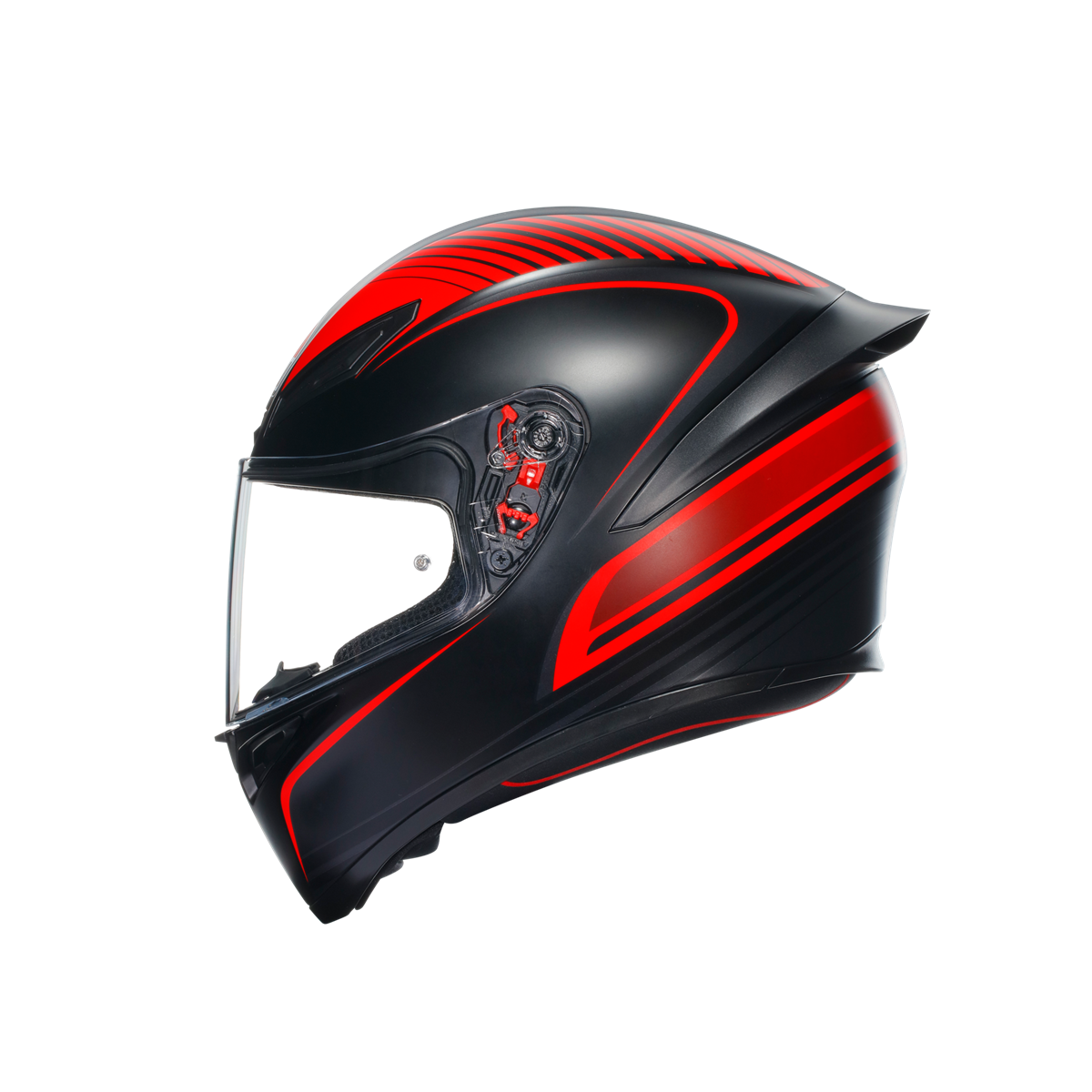 AGV KASK/K1 S WARMUP MATT BLACK RED