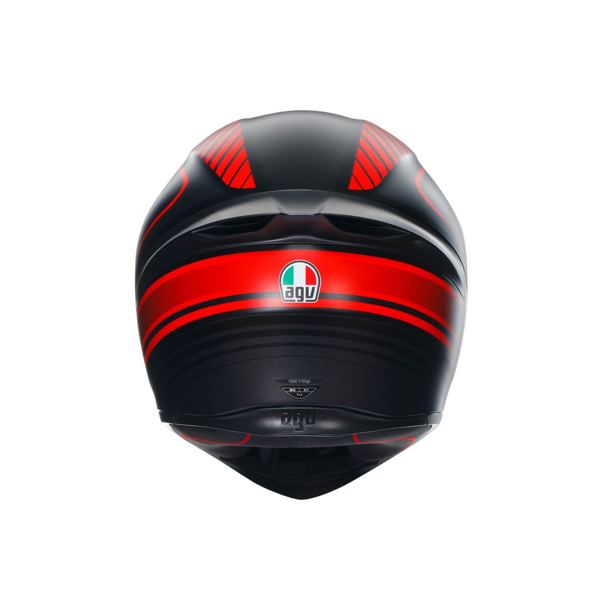 AGV KASK/K1 S WARMUP MATT BLACK RED