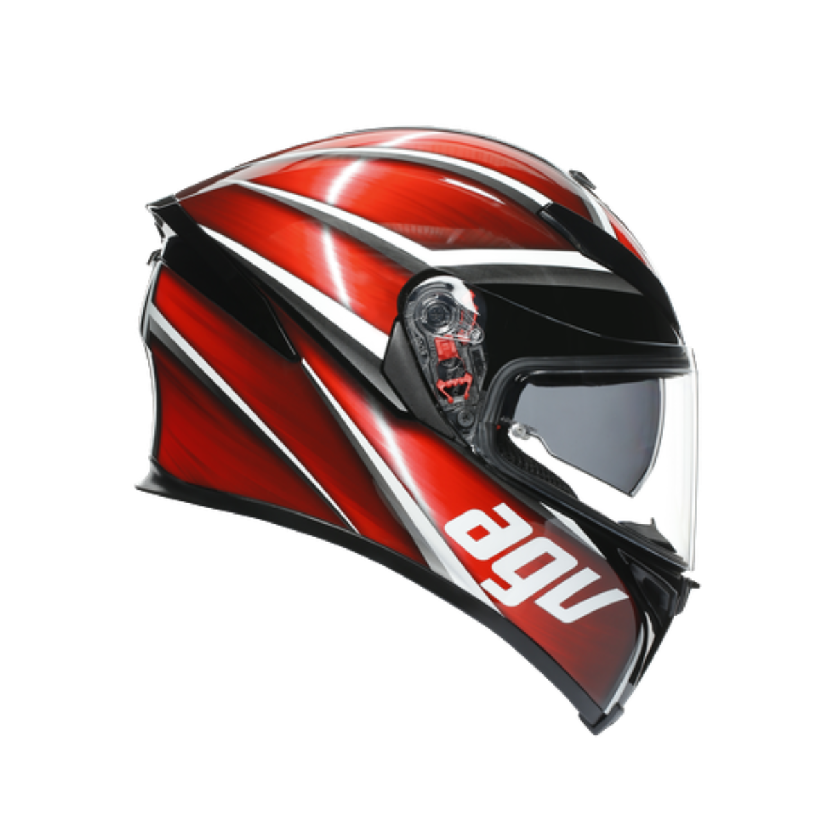 AGV KASK/K5 S MULTI MPLK TEMPEST BLACK RED