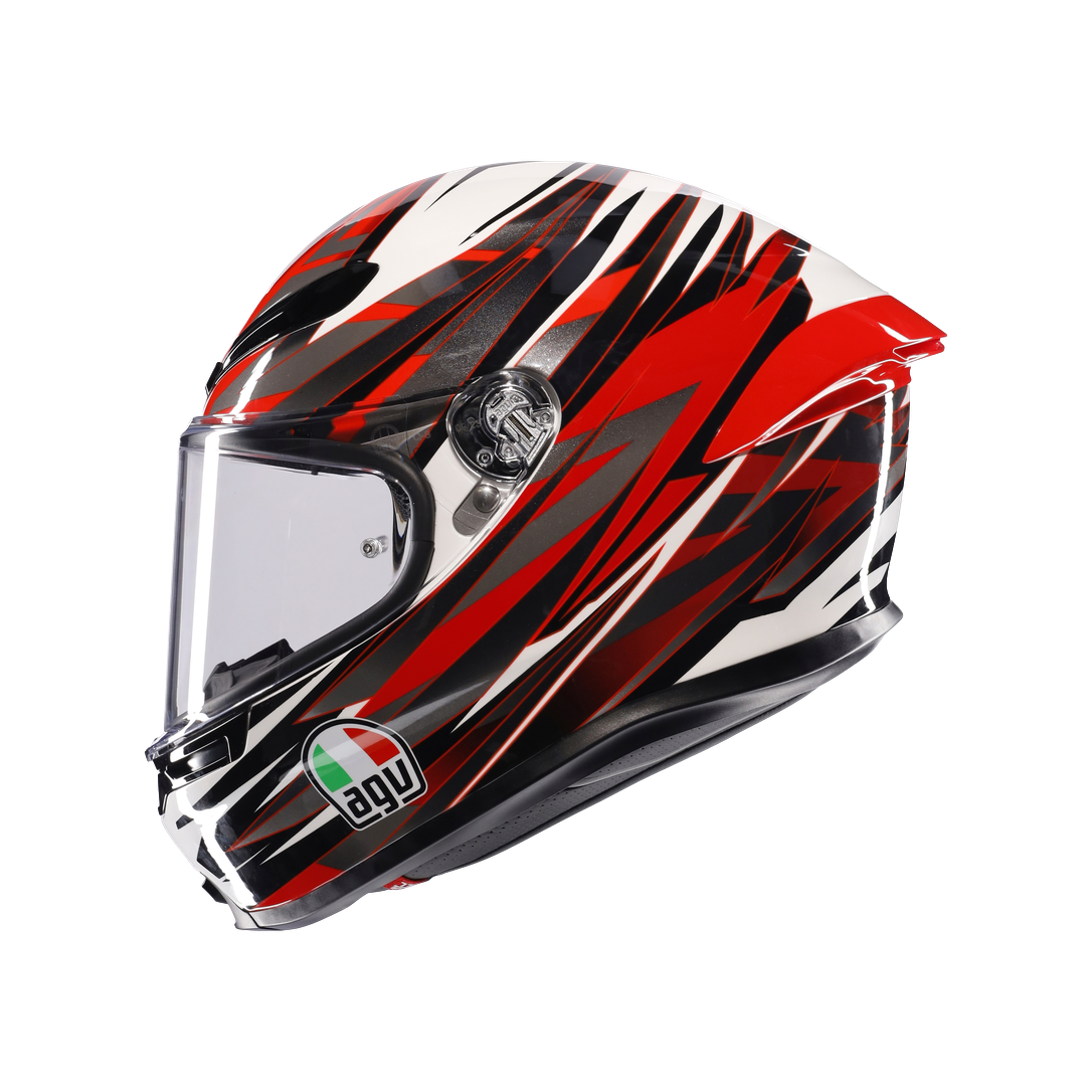 AGV KASK/K6 S E2206 MPLK REEVAL WHITE RED GREY M0165