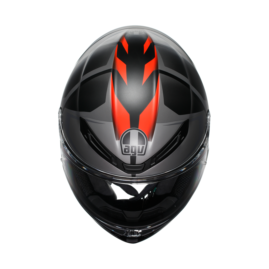 AGV KASK/K6 S MPLK KARVE MATT BLK GREY RED