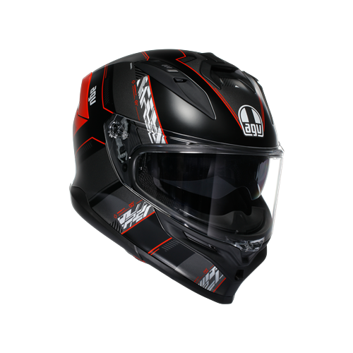 AGV KASK/K7 MPLK KYBER MATT BLACK RED