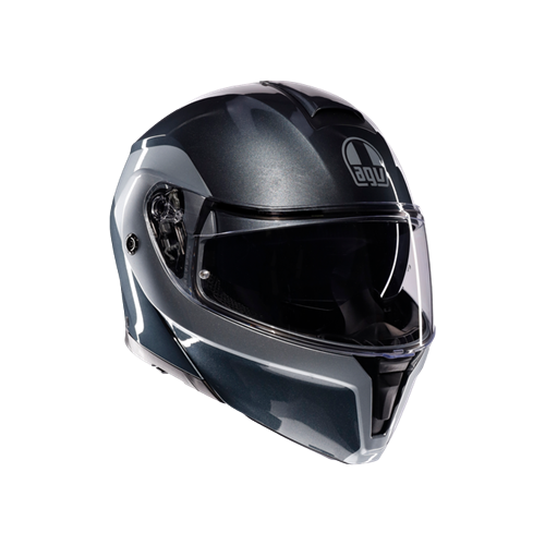 AGV KASK/STREETMODULAR LEVICO GREY SILVER