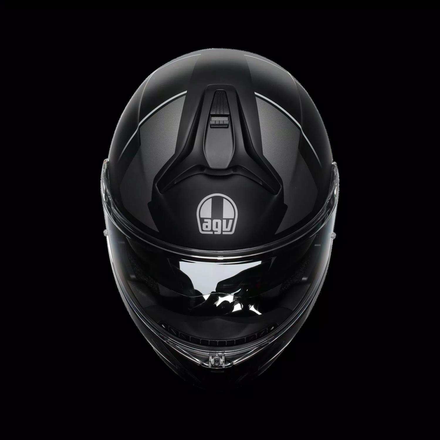 AGV KASK/TOURMODULAR MULTI MPLK PERCEPTION MATT BLACK SILVER