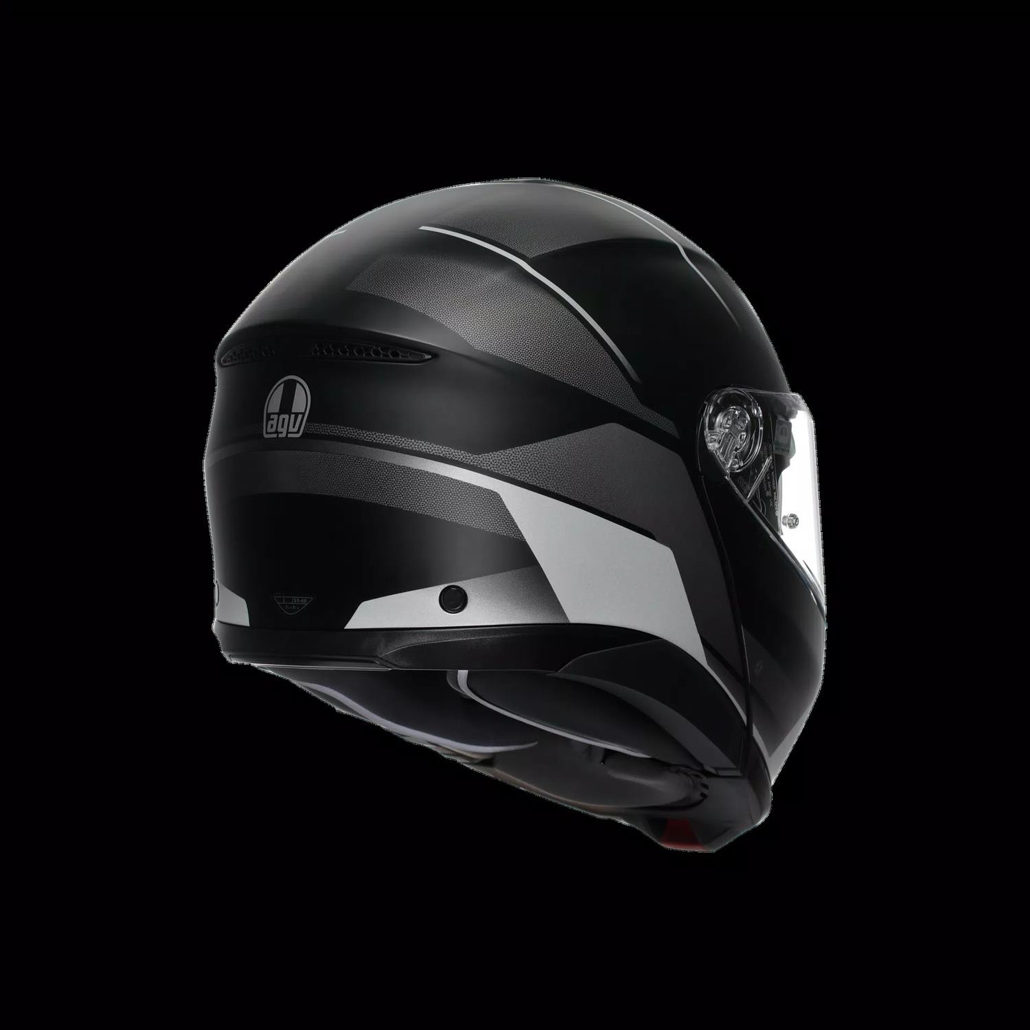 AGV KASK/TOURMODULAR MULTI MPLK PERCEPTION MATT BLACK SILVER