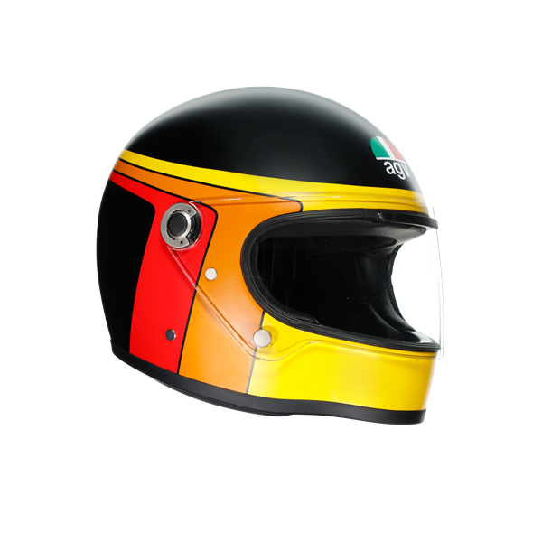 AGV KASK/X3000 MULTI GASOLINE MATT BLACK/ORANGE