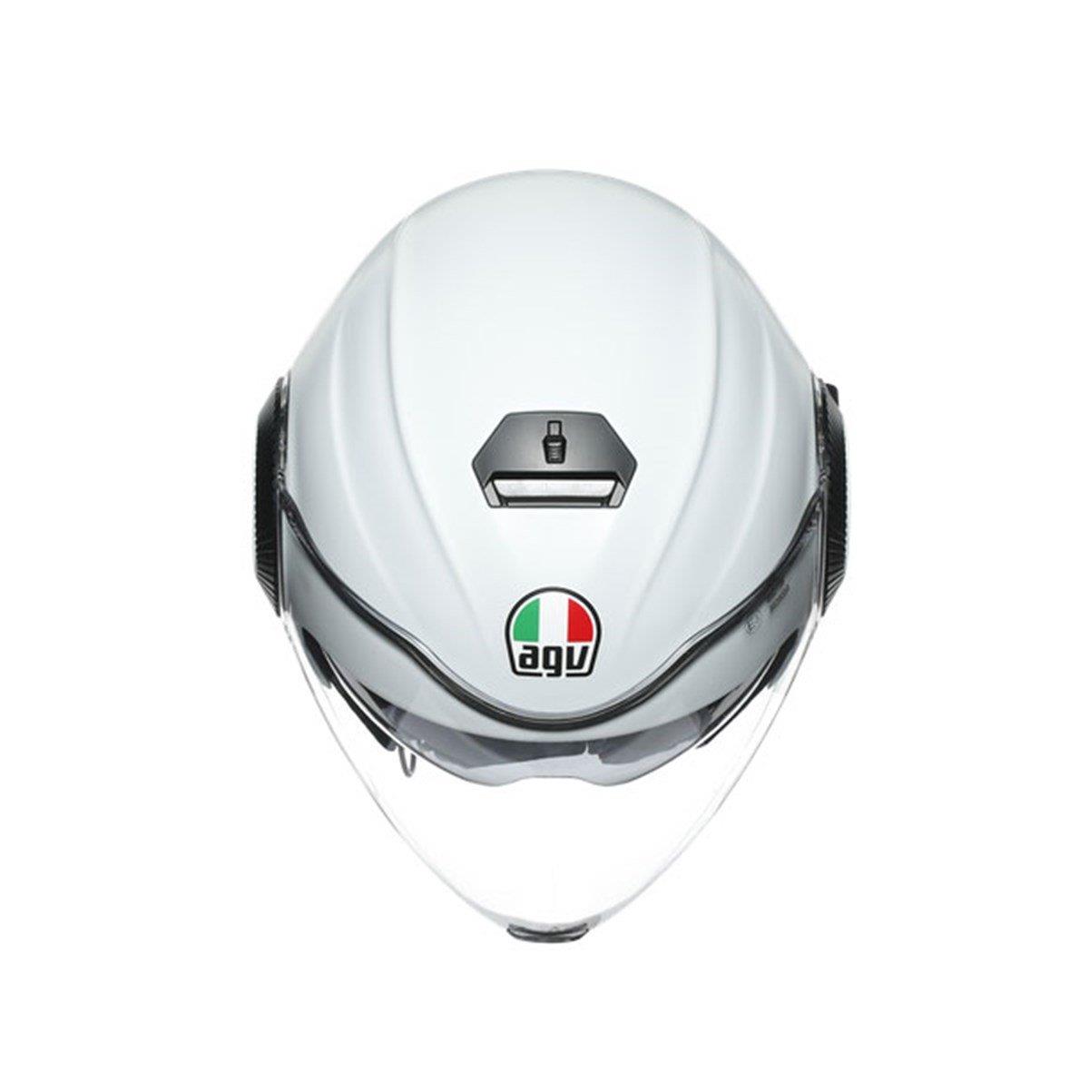 Agv Orbyt Multi Block Matt Light Grey Ebony Açık Kask