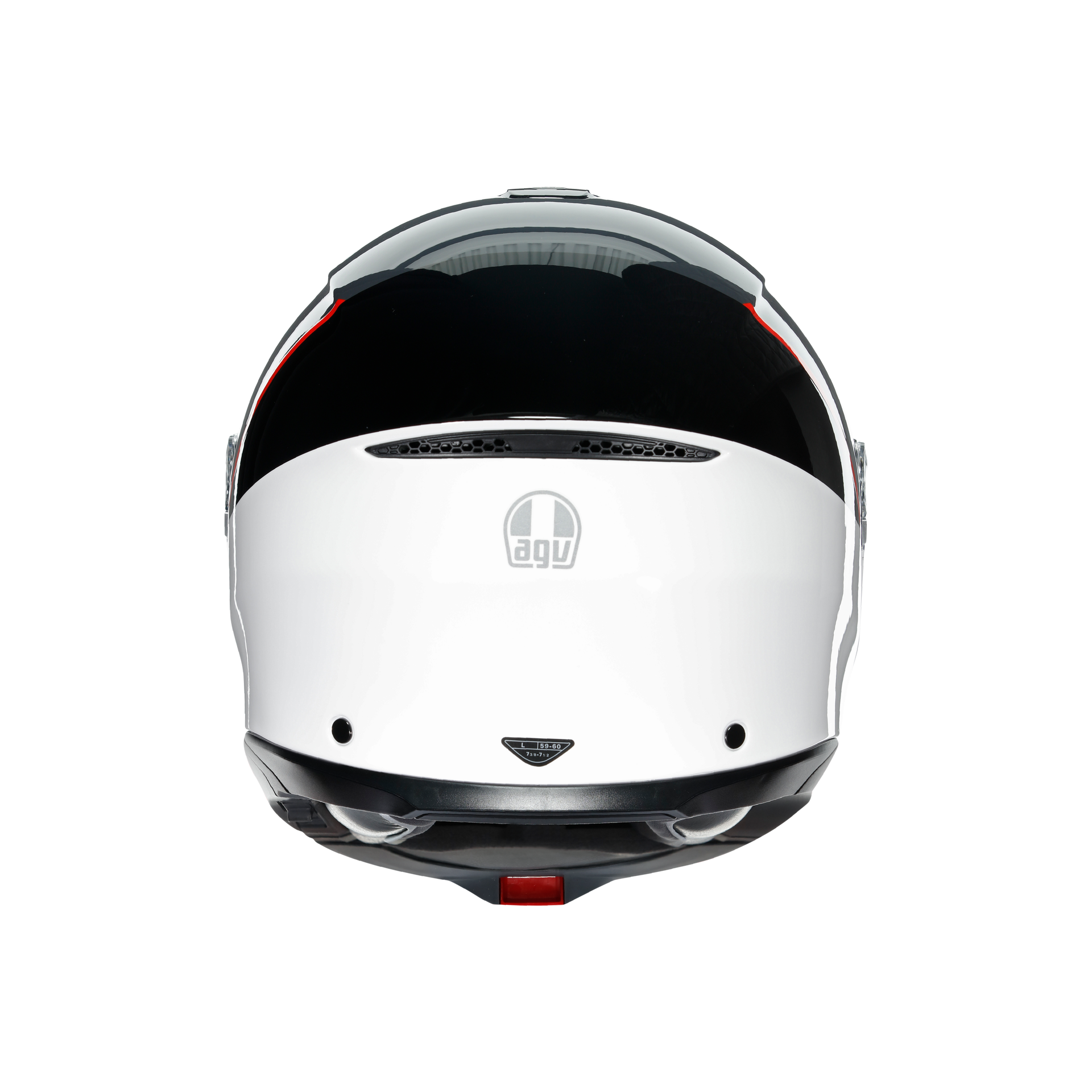 Agv Tourmodular Mlt Balance White Grey Red Çene Açılır Kask