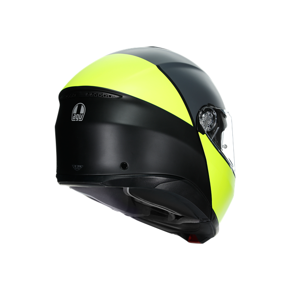 Agv Tourmodular Multi Balanca Matt Black Yellow Çene Açılır Kask