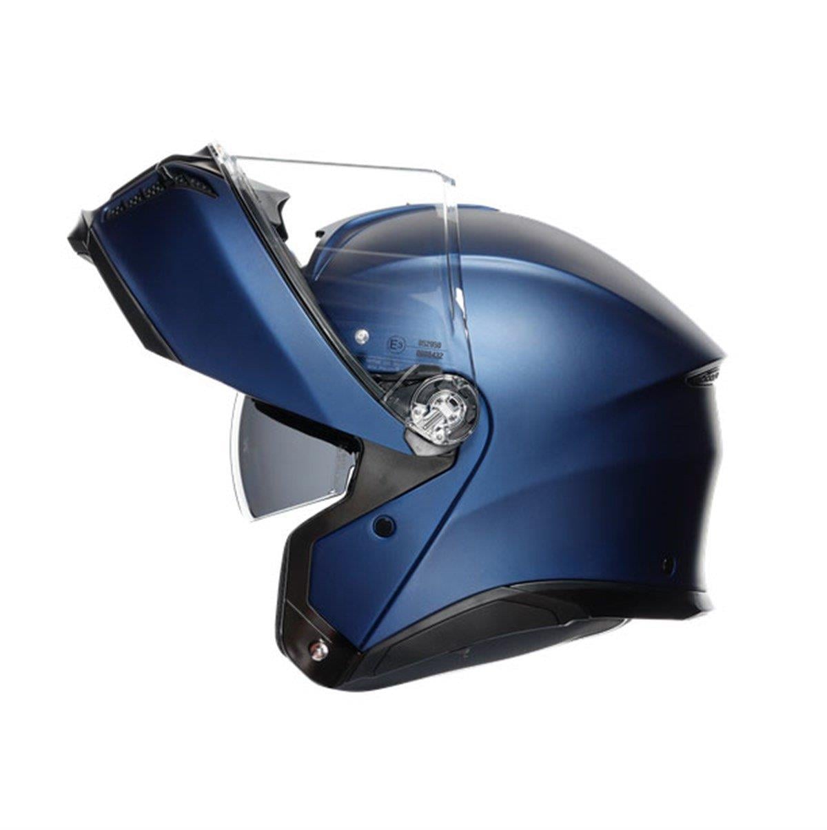 Agv Tourmodular Solid Mplk Galassia Blue Matt Çene Açılır Kask