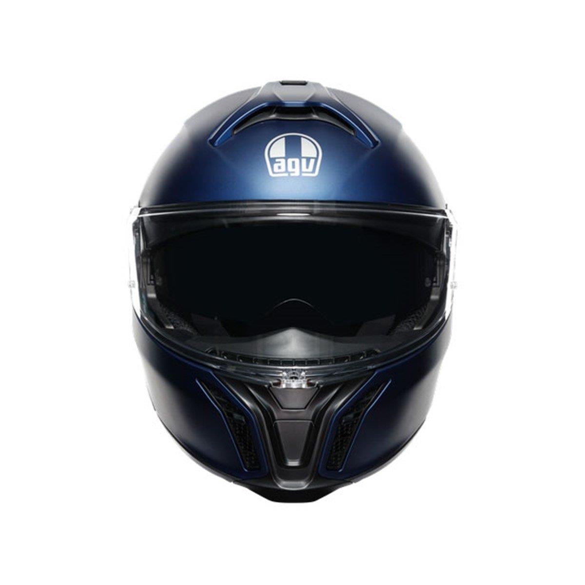 Agv Tourmodular Solid Mplk Galassia Blue Matt Çene Açılır Kask