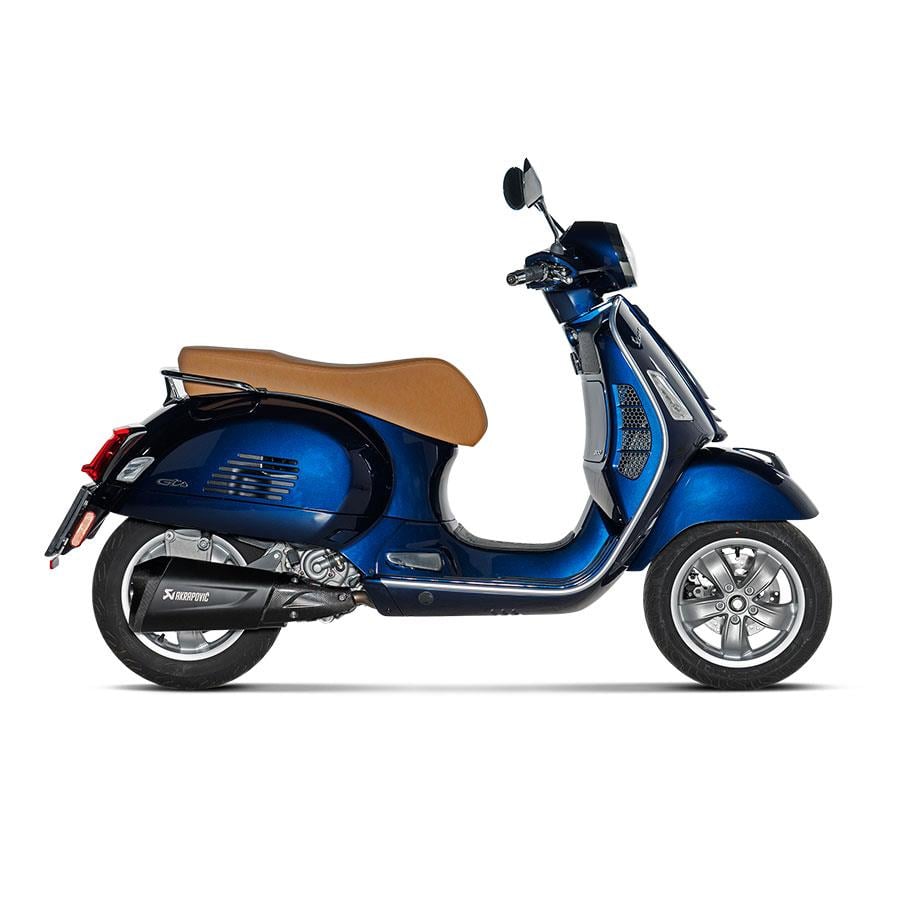 AKRAPOVIC S-VE3SO10-HZDFBL VESPA GTS SUPER 300 / SEI GIORNI / TECH (21-24) SLIP-ON LINE (SS) EGZOZ