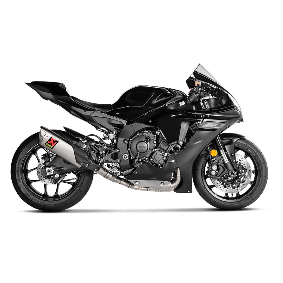 AKRAPOVIC S-Y10R15-APLT YAMAHA R1 (15-24) RACING LINE (TITANIUM) EGZOZ