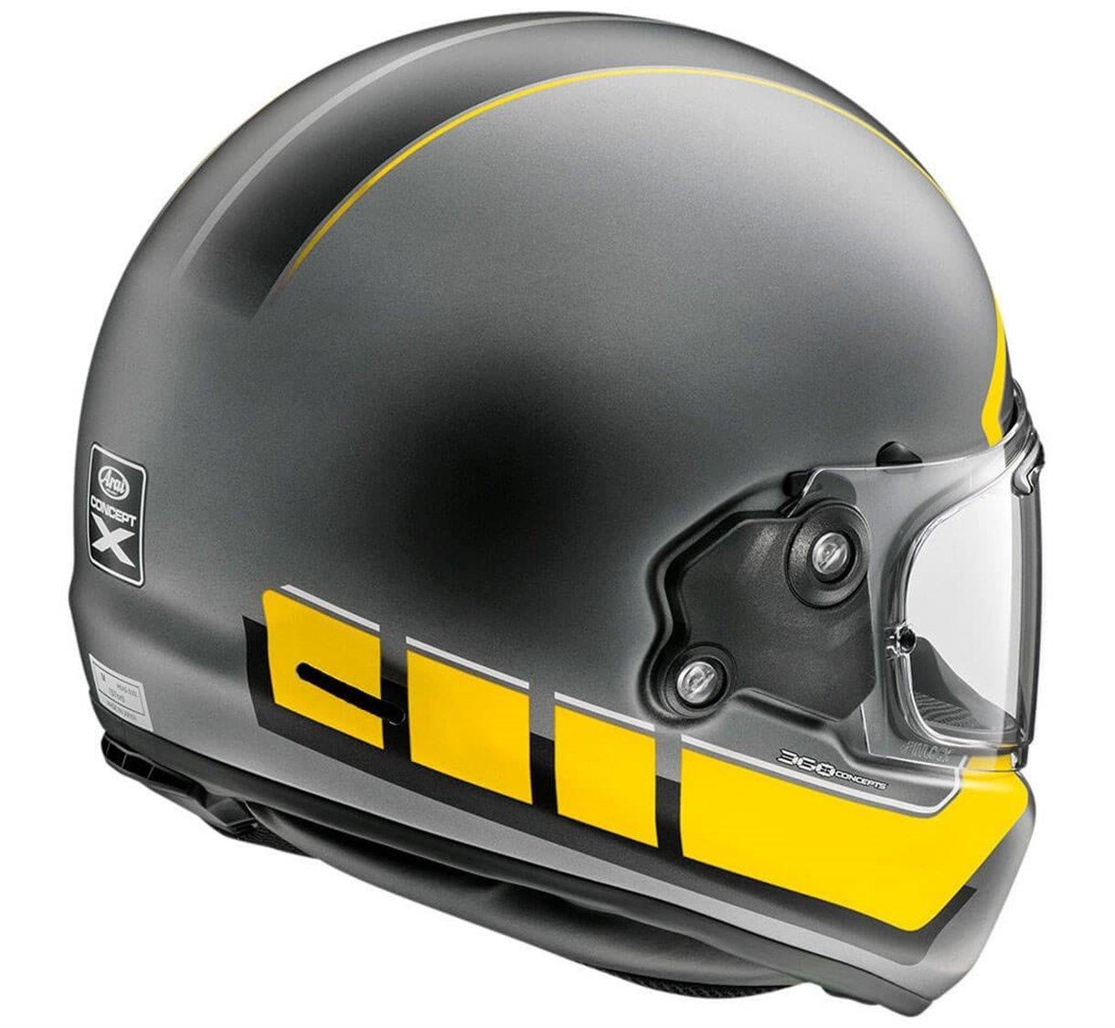 Arai Concept-X Speedblock Yellow Kapalı Kask