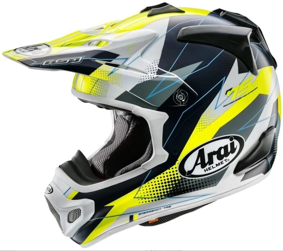 ARAI KASK/MX-V RESOLUTE FLUOR YELLOW
