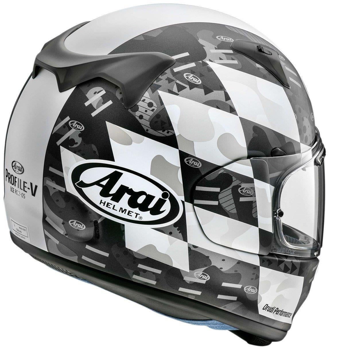 Arai Profile-V Patch White Kapalı Kask