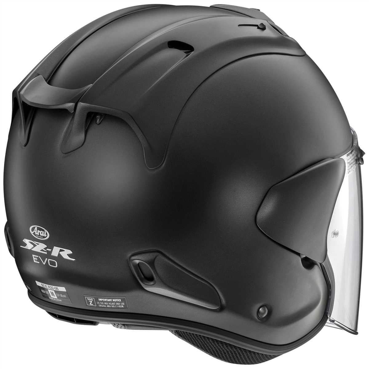 Arai SZ-R Evo Frost Black Açık Kask