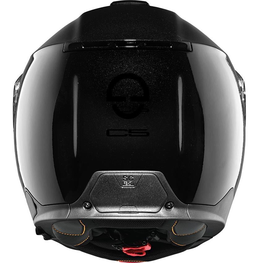C5 Çene Açılır Motosiklet Kaskı Glossy Black