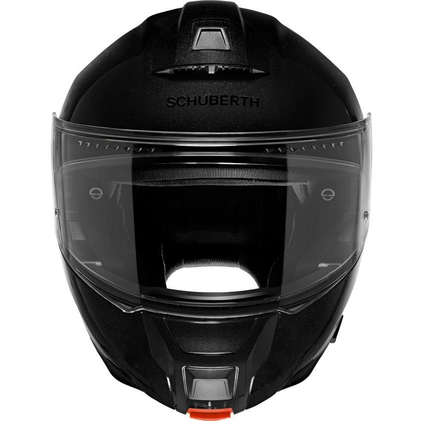 C5 Çene Açılır Motosiklet Kaskı Glossy Black