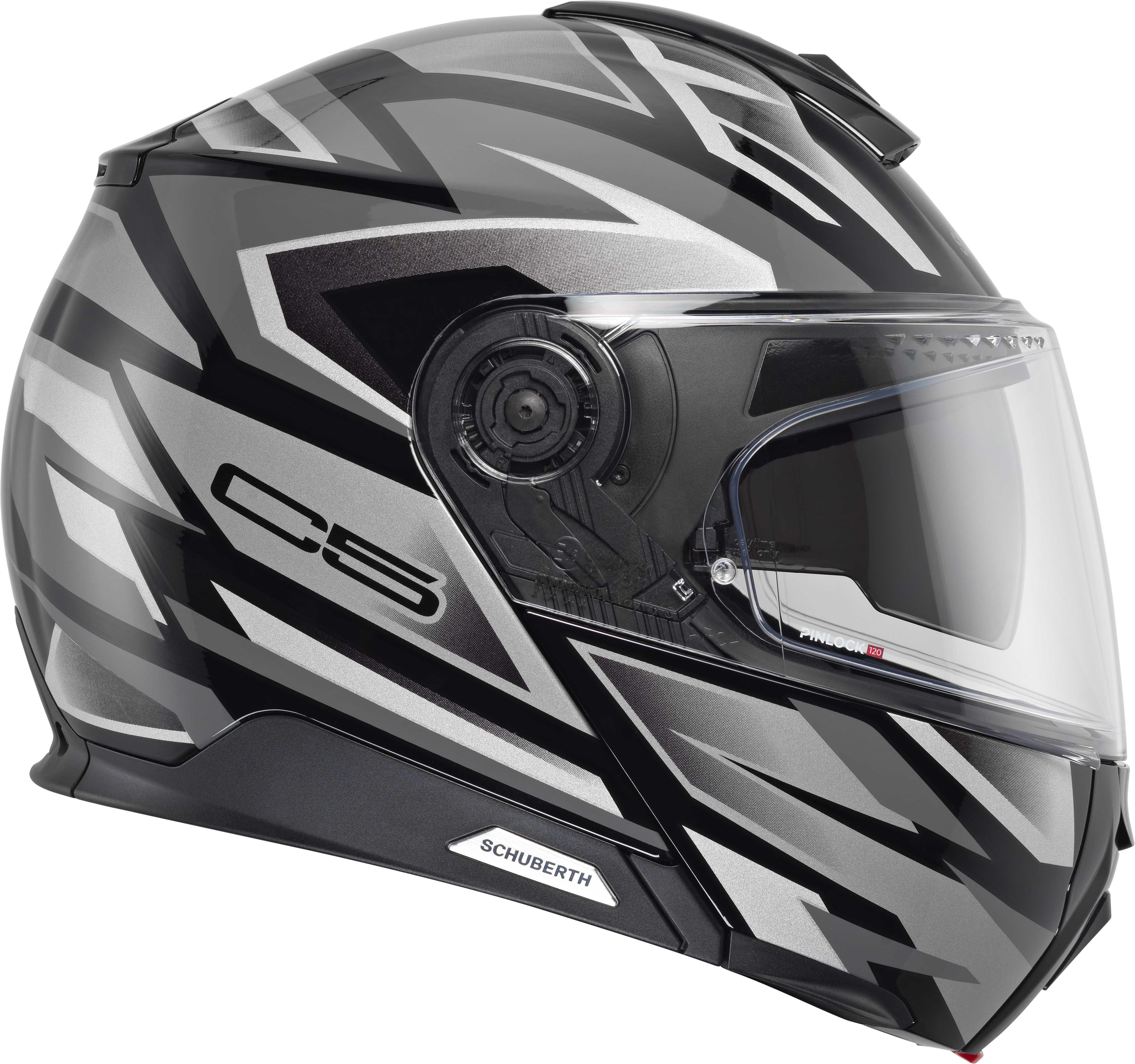 C5 Çene Açılır Motosiklet Kaskı Zenith Black